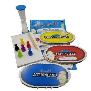 Dicecapades Gaming Replacement Pieces‎ Tokens Cards Trivia Timer Hourglass Think